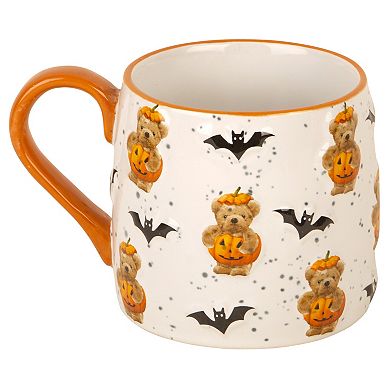 Retroware by Home Essentials Embossed Halloween Teddy Bear Mug