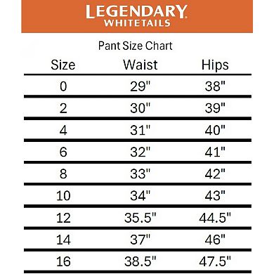 Womens Legendary Whitetails Performance Flat Front Hiking Pant