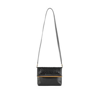 Leather Fold Over Bag