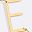 Gold Tone Letter E