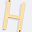 Gold Tone Letter H