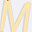 Gold Tone Letter M