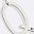 Silver Tone Letter Q