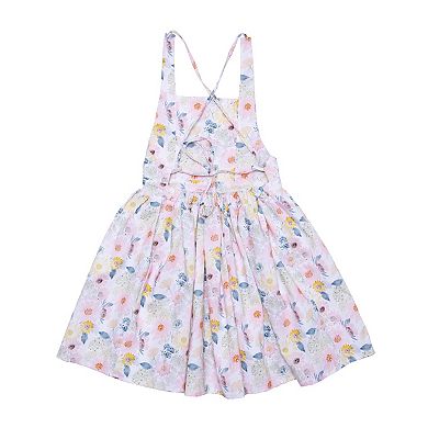 Tie Back Dress in Blooming - 2y