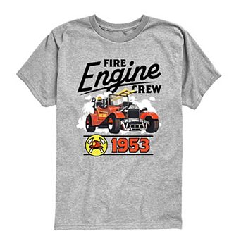 Boys 8-20 Matchbox Fire Engine Crew 1953 Graphic Tee