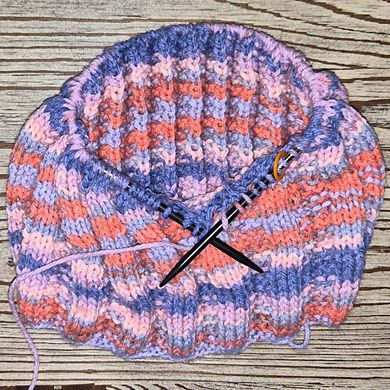 Blue Silk 24" Circular Knitting Needles