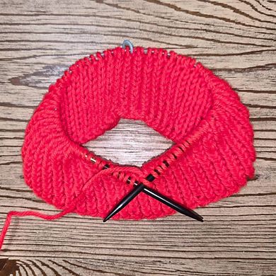 Blue Silk 16" Circular Knitting Needles