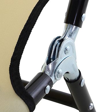 Foldable Outdoor Chaise Lounge Chair