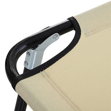 Foldable Outdoor Chaise Lounge Chair