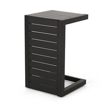 TEINIE Aluminum Outdoor Side Table for Patio