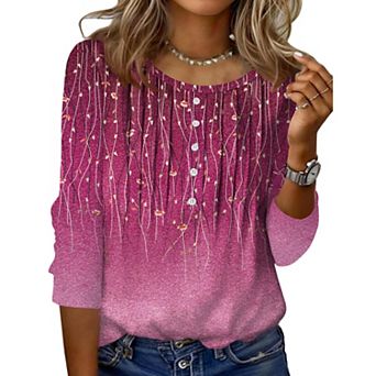 Zeagoo Women s Casual Crew Neck Tops Basic Tees, Business Work Blouses for Beach Vacation