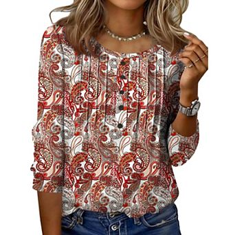 Zeagoo Women s Casual Crew Neck Tops Basic Tees, Business Work Blouses for Beach Vacation