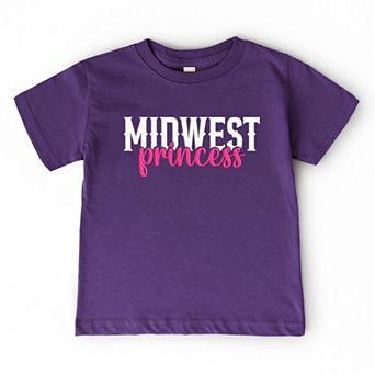 Midwest Princess Puff - Toddler Short Sleeve Graphic T-Shirt