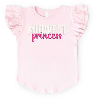Midwest Princess Puff - Flutter Sleeve Graphic T-Shirt