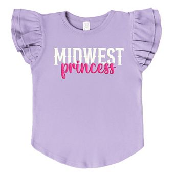 Midwest Princess Puff - Flutter Sleeve Graphic T-Shirt