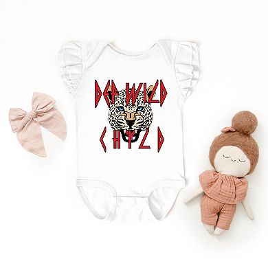 Def Wild Child - Baby Flutter Sleeve Bodysuit