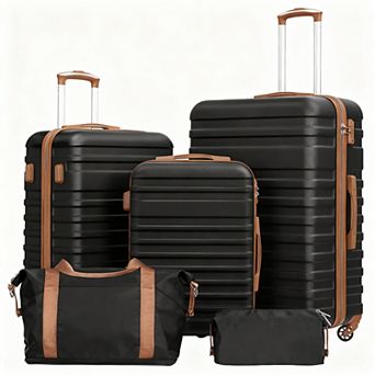 3 pc Luggage Set with TSA Lock and Durable ABS