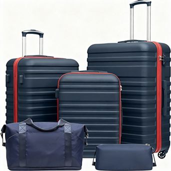 3 pc Luggage Set with TSA Lock and Durable ABS