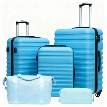 3 pc Luggage Set with TSA Lock and Durable ABS