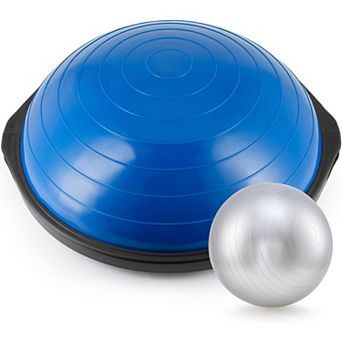 25" Inflatable Half Ball Wobble Board for Core & Balance Training