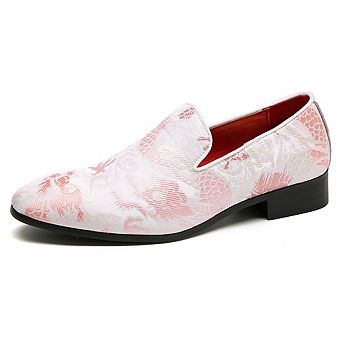 Men's Embroidered Loafers