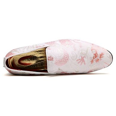 Men's Embroidered Loafers