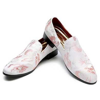 Men's Embroidered Loafers