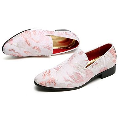 Men's Embroidered Loafers