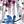 White Pink Blue