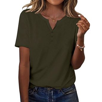 Zeagoo Women's Short Sleeve Floral Blouses, Summer Fashion Casual Business Work Dress Shirts