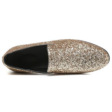 Men's Sequin Formal Non-Slip Breathable Loafers
