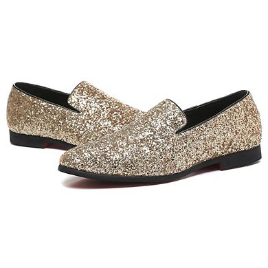 Men's Sequin Formal Non-Slip Breathable Loafers