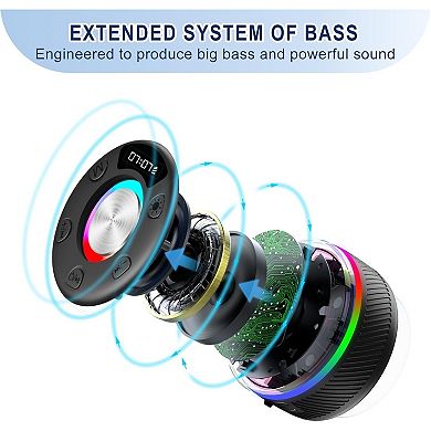 Bluetooth Shower Speaker, Stocking Stuffers Portable Speakers Bluetooth 5.4 with HD Sound