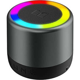 Bluetooth Speaker, Mini Portable Speaker with 360° Surround Sound, Colorful Lights