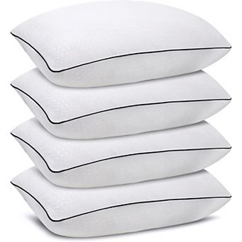 Standard Size Bed Pillows for Sleeping 4 Pack,Luxury Hotel Pillows,Comfortable and Supportive