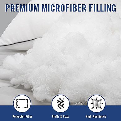 Standard Size Bed Pillows for Sleeping 4 Pack,Luxury Hotel Pillows,Comfortable and Supportive