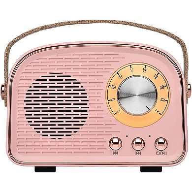 Bluetooth Speaker,Wireless Vintage Speaker,Outdoors Wireless Portable Bluetooth Speakers Supports