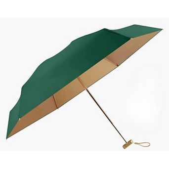 UPF 50+ Mini Travel Umbrella with UV Protection and Rainproof Coating