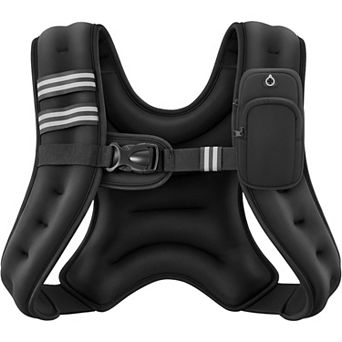 Reflective Weighted Vest for Enhanced Fitness