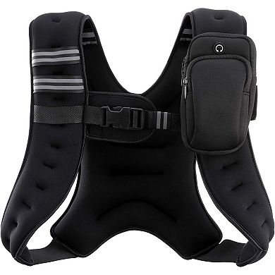 Reflective Weighted Vest for Enhanced Fitness