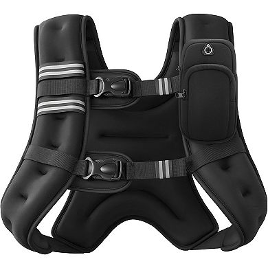 Reflective Weighted Vest for Enhanced Fitness