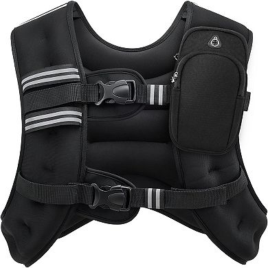 Reflective Weighted Vest for Enhanced Fitness