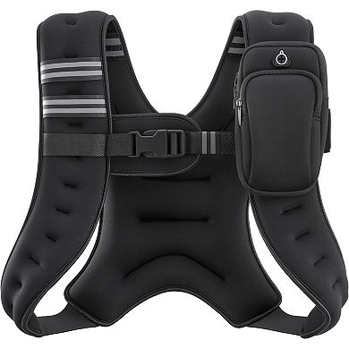 Reflective Weighted Vest for Enhanced Fitness