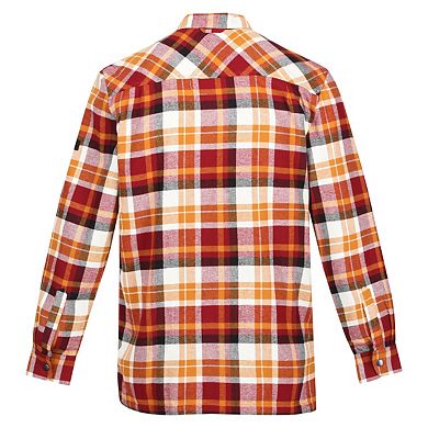 Regatta Mens Thamos Checked Long-Sleeved Shirt