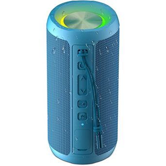 Wireless Portable Bluetooth Speaker, IPX7 Waterproof, Dustproof and Rustproof, Powerful 24W Sound