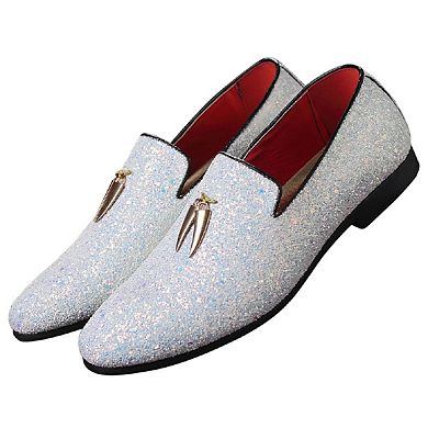 Men's Sequined Dress Loafers