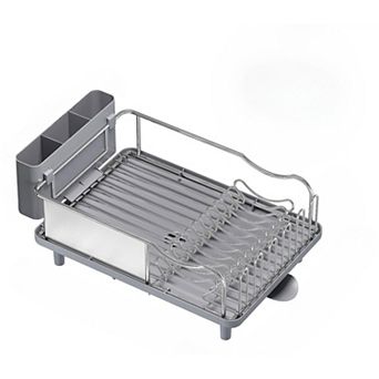 Stainless Steel Dish Drying Rack Large Capacity with Drain Board