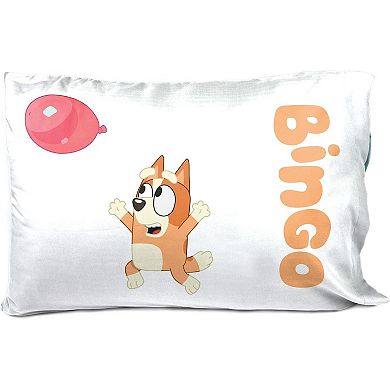 Bluey & Bingo Reversible Pillowcase - Soft Microfiber Kids Bedding