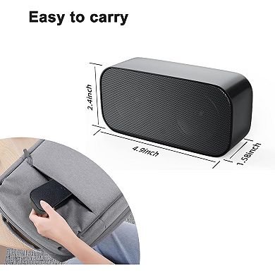 USB Soundbar for Windows, macOS, USB-C Devices - Slim, Crisp Stereo