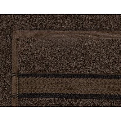 Ultra Soft 30x54 Chocolate Bath Towels - 4 Pack, 580 GSM Cotton